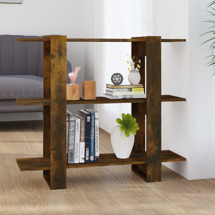 Boekenkast/Kamerscherm 100X30X87 Cm Eikenkleurig - XdropX