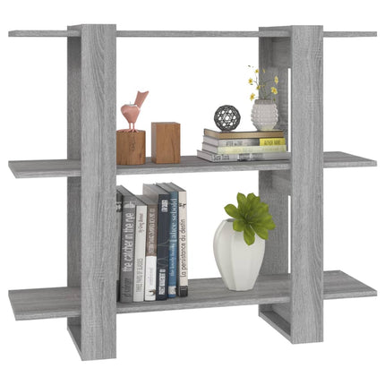 Boekenkast/Kamerscherm 100X30X87 Cm Eikenkleurig - XdropX