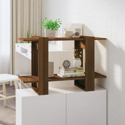 Boekenkast/Kamerscherm 80X30X51 Cm Eikenkleurig - XdropX