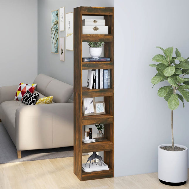 Boekenkast/Kamerscherm 40X30X198 Cm Artisanaal Eikenkleur - XdropX