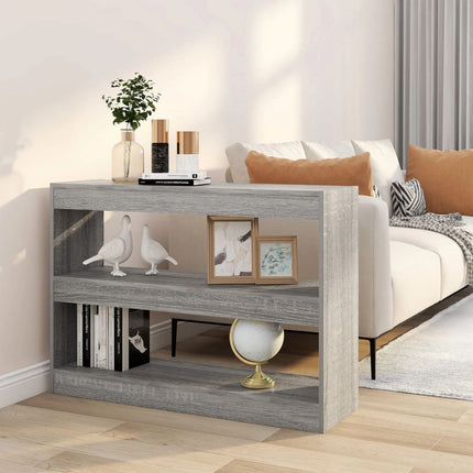 Boekenkast/Kamerscherm 100X30X72 Cm Eikenkleurig - XdropX