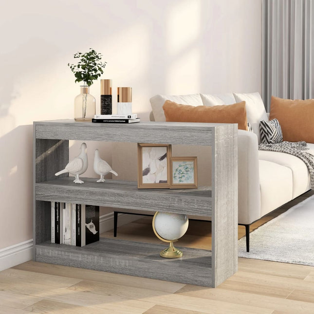 Boekenkast/Kamerscherm 100X30X72 Cm Eikenkleurig - XdropX