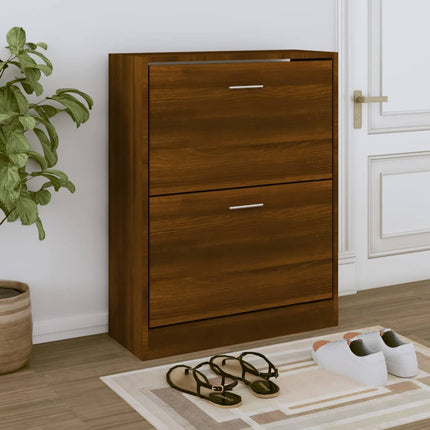 Schoenenkast Bewerkt Hout - XdropX