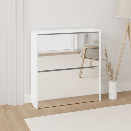 Schoenenkast Met Spiegel 3-Laags 63X17X102,5 Cm - XdropX