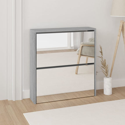 Schoenenkast Met Spiegel 3-Laags 63X17X102,5 Cm - XdropX