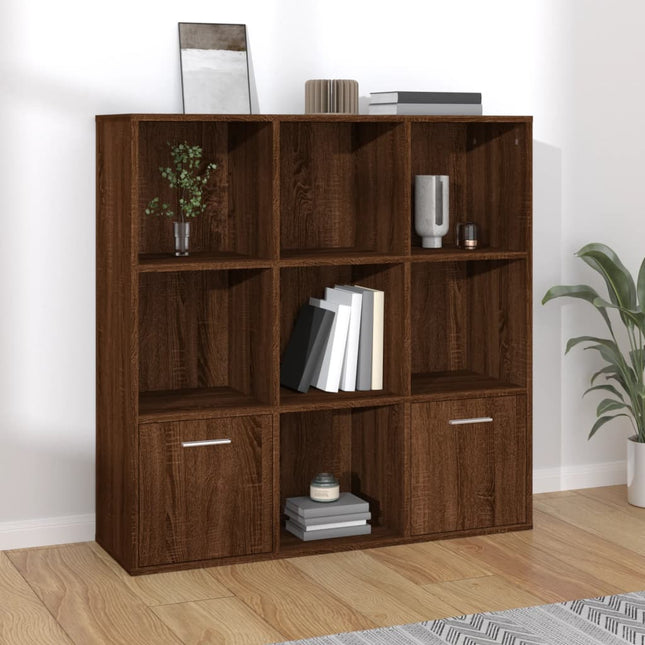 Boekenkast 98X30X98 Cm Bewerkt Hout Kleurig - XdropX