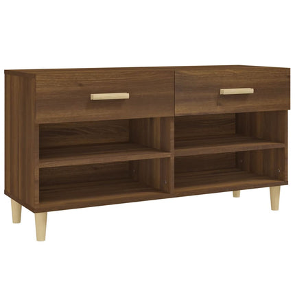 Schoenenkast 102X35X55 Cm Bewerkt Hout - XdropX