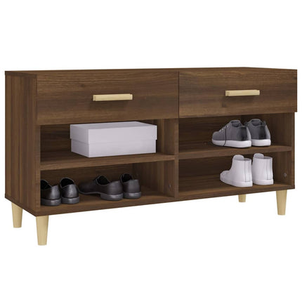 Schoenenkast 102X35X55 Cm Bewerkt Hout - XdropX