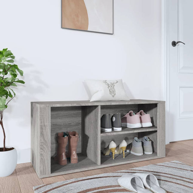 Schoenenkast 100X35X45 Cm Bewerkt Hout - XdropX