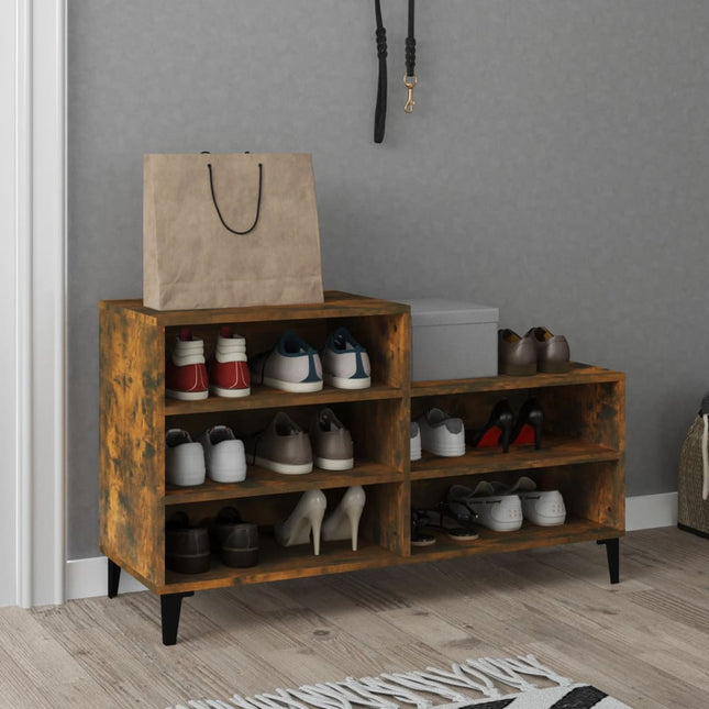 Schoenenkast 102X36X60 Cm Bewerkt Hout - XdropX