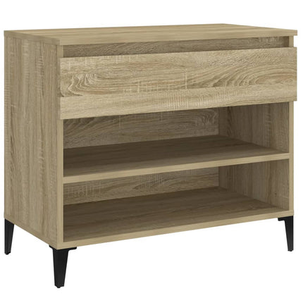Schoenenkast 70X36X60 Cm Bewerkt Hout Kleurig - XdropX