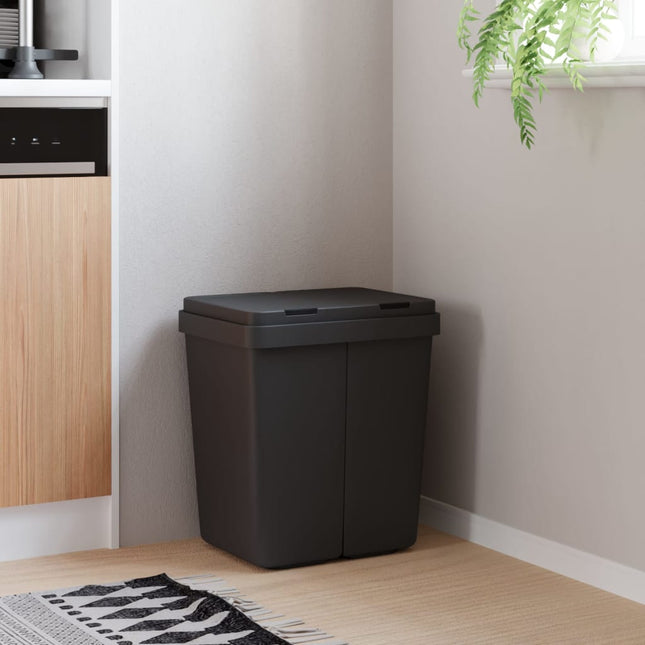 Vuilnisbak Dubbel 2X25 L - XdropX