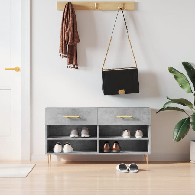 Schoenenbank 102X35X55 Cm Bewerkt Hout - XdropX