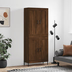 Bruin eikenkleur / 2 houten deuren