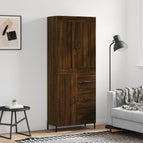Bruin eikenkleur / 1 deur 3 lades