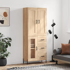 Sonoma eiken / 1 glazen deur 3 lades