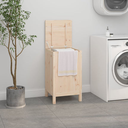 Wasmand 88,5X44X76 Cm Massief Grenenhout - XdropX