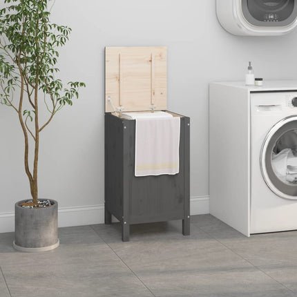 Wasmand 88,5X44X76 Cm Massief Grenenhout - XdropX