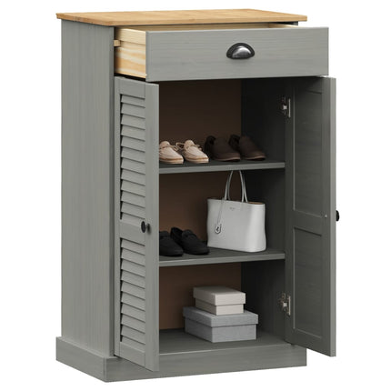 Schoenenkast Vigo 60X35X96 Cm Massief Grenenhout - XdropX
