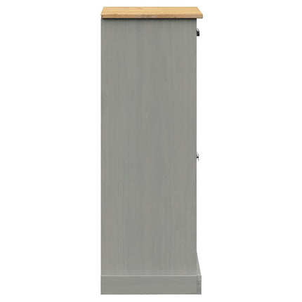 Schoenenkast Vigo 60X35X96 Cm Massief Grenenhout - XdropX