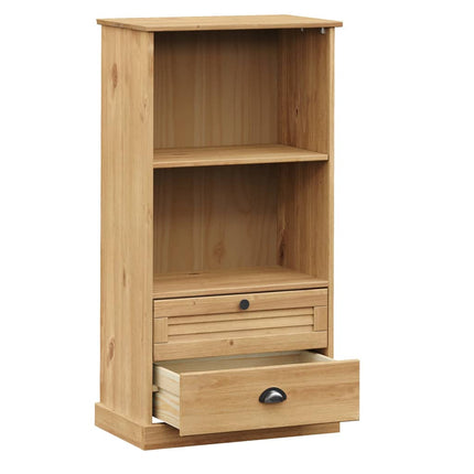Boekenkast Vigo 60X35X114,5 Cm Massief Grenenhout - XdropX