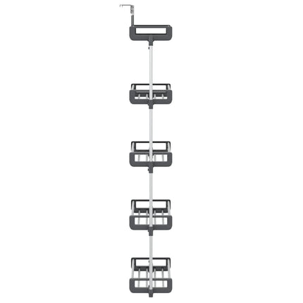 Deurorganizer Met 5 Schappen 52X20X135 Cm Aluminium - XdropX
