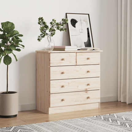Ladekast Alta 77X35X73 Cm Massief Grenenhout - XdropX