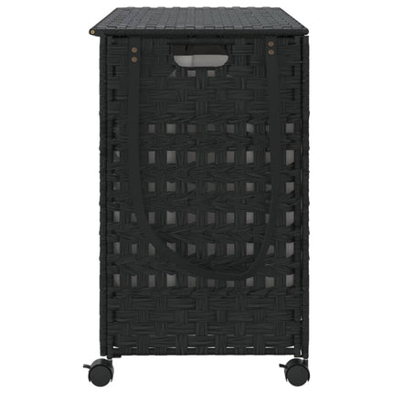 Wasmand Op Wielen 66X35X60 Cm Rattan - XdropX