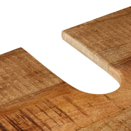 Wastafelkast 55X35X60 Cm Ijzer En Massief Mangohout - XdropX