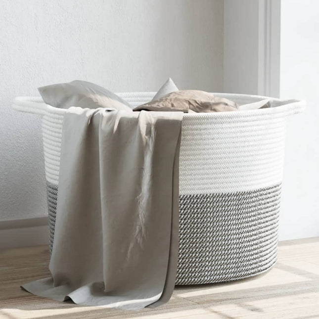Wasmand Ø Katoen En Wit - XdropX