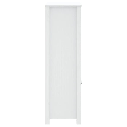 Badkamerkast Berg 69,5X34X110 Cm Massief Grenenhout - XdropX