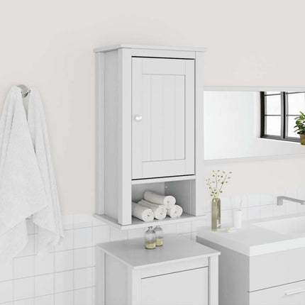 Badkamerkast Berg 40X27X71,5 Cm Massief Grenenhout - XdropX