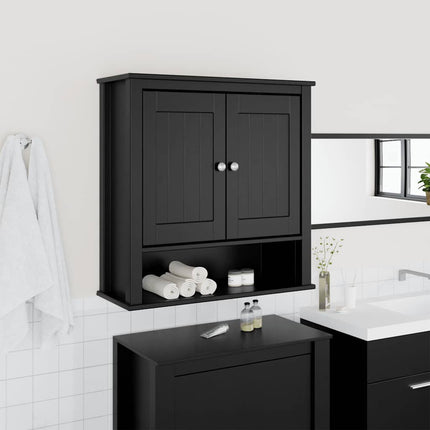 Badkamerkast Berg 40X27X71,5 Cm Massief Grenenhout - XdropX