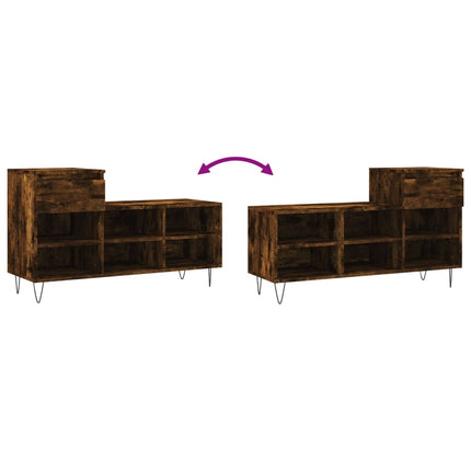 Schoenenkast 102X36X60 Cm Bewerkt Hout Kleurig - XdropX