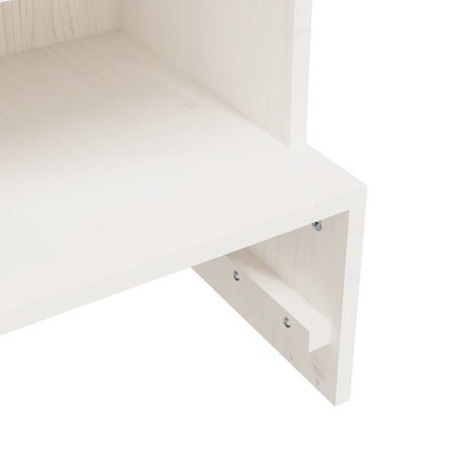 Schoenenkast 28X30X104 Cm Massief Grenenhout - XdropX