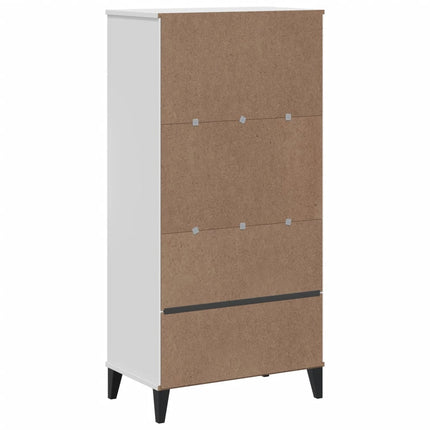 Boekenkast Viken 60X35X123 Cm Bewerkt Hout - XdropX