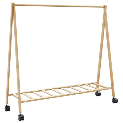 Kledingrek Met Schappen En Wielen 106X34X106,5 Cm - XdropX