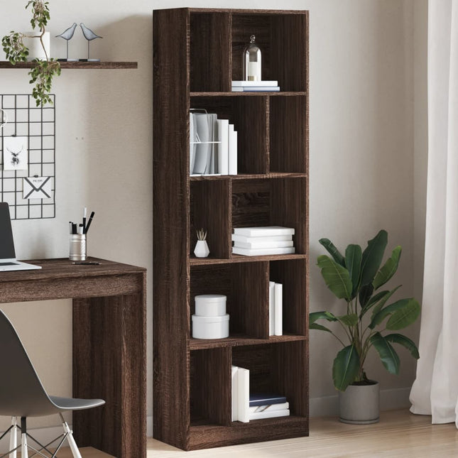Boekenkast 57X28,5X107,5 Cm Bewerkt Hout Ig - XdropX