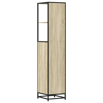 Badkamerkast 35X37,5X166 Cm Bewerkt Hout Kleurig - XdropX
