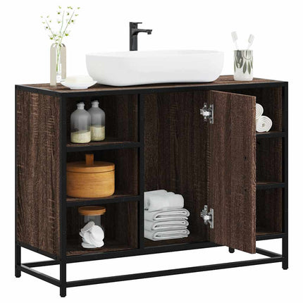 Wastafelkast 80X33X60 Cm Bewerkt Hout Kleurig - XdropX