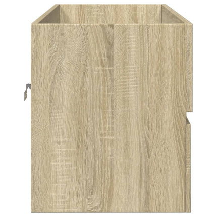 Wastafelkast 100X38,5X45 Cm Bewerkt Hout Sonoma Eikenkleurig - XdropX