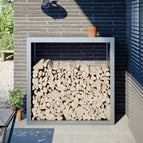 100 x 40 x 100 cm / Gegalvaniseerd staal/Grijs
