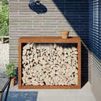 100 x 40 x 80 cm / Cortenstaal/Bruin
