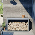 100 x 40 x 60 cm / Gegalvaniseerd staal/Grijs