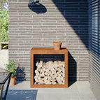 60 x 40 x 60 cm / Cortenstaal/Bruin