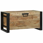 60 x 30 x 30 cm / Massief ruw mangohout
