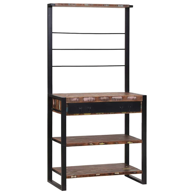 Keukenrek Veelkleurig En Zwart 80 X 40 X 160 Cm - XdropX