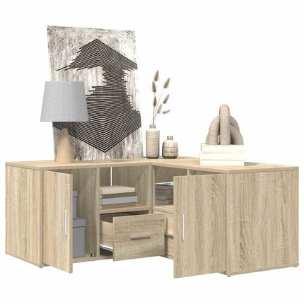Hoekkast 160X40X45 Cm Bewerkt Hout Kleurig - XdropX
