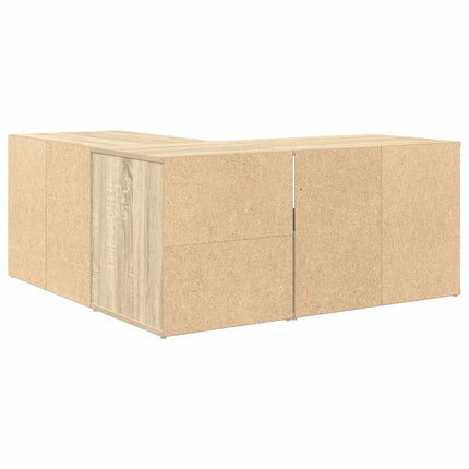 Hoekkast 160X40X45 Cm Bewerkt Hout Kleurig - XdropX