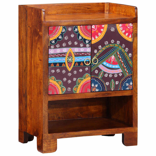 Schoenenkast Bruin 55 X 35 X 75 Cm Massief Acacia Hout - XdropX